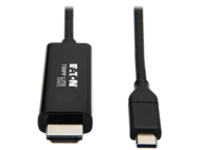 Tripp Lite USB C to HDMI Adapter Cable USB 3.1 Gen 1 4K M/M USB-C Black 3ft