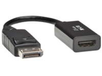 Tripp Lite DisplayPort to HDMI Adapter Converter 4K, DP 1.2 to HDMI M/F 6" 6in