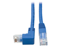 Eaton Tripp Lite Series Cat6 Patch Cable Down-Angled RJ45 UTP Gbe Molded M/M Blue 1ft