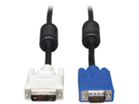 Tripp Lite 3ft DVI to VGA Monitor Cable Shielded with RGB High Resolution DVI-A to HD15 M/M 3'