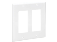 Eaton Tripp Lite Series Double-Gang Faceplate, Decora Style