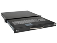 Tripp Lite 1U Rackmount Keyboard w KVM Cable Kit for 2-Post or 4-Post Racks