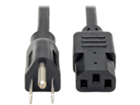 Tripp Lite 2ft Computer Power Cord Cable 5-15P to C13 10A 18AWG 2&#x27; 5-pack 5pc