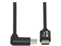 Eaton Tripp Lite Series USB C Charging Cable USB 2.0 M/M 60W PD Charging Right-Angle 1M