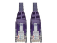 Tripp Lite 2ft Cat6 Snagless Molded Patch Cable UTP Purple RJ45 M/M 2'