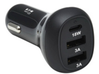 Tripp Lite USB Car Charger 3-Port 36W Max