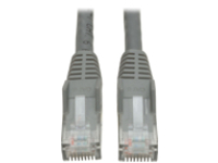 Tripp Lite Premium Cat6 Gigabit Snagless Molded UTP Patch Cable, 24 AWG, 550 MHz/1 Gbps (RJ45 M/M), Gray, 35 ft.
