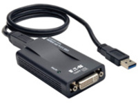 Eaton Tripp Lite Series USB 3.0 to VGA DVI Adapter SuperSpeed 512MB SDRAM 2048x1152 1080p