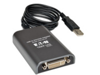 Tripp Lite USB 2.0 to DVI/VGA Dual Multi-Monitor External Video Graphics Card Adapter 1080p 60Hz