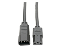 Tripp Lite 1ft Power Cord Extension Cable C14 to C13 Heavy Duty 15A 14AWG 1'
