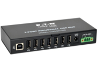 Tripp Lite 7-Port Rugged Industrial USB 2.0 Hi-Speed Hub w 15KV ESD Immunity Metal Mountable