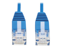 Eaton Tripp Lite Series Cat6 Gigabit Molded Ultra-Slim UTP Ethernet Cable (RJ45 M/M), Blue, 6-in. (15.24 cm)