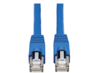 Eaton Tripp Lite Series Cat6a 10G Snagless F/UTP Ethernet Cable (RJ45 M/M), PoE, CMR-LP, Blue, 30 ft. (9.14 m)