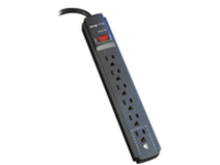 Tripp Lite Surge Protector Power Strip 120V 6 Outlet 6&#x27; Cord 790 Joule Black