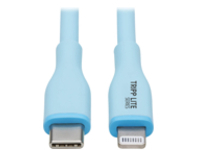 Eaton Tripp Lite Series Safe-IT USB-C to Lightning Sync/Charge Antibacterial Cable, Ultra Flexible, MFi Certified