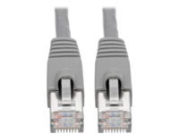 Eaton Tripp Lite Series Cat6a 10G Snagless Shielded STP Ethernet Cable (RJ45 M/M), PoE, Gray, 25 ft. (7.62 m)
