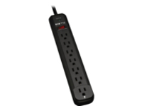 Tripp Lite Surge Protector Power Strip 120V 7 Outlet 12&#x27; Cord 1080 Joule Black