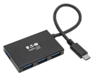 Tripp Lite USB C Hub 4-Port USB-A Compact USB 3.1 Gen 1 Portable Aluminum Housing Thunderbolt 3 Compatible 5 Gbps