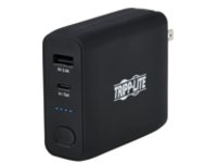 Tripp Lite Mobile Power Bank and USB Battery Wall Charger Combo Portable 5000mAh 2-Port