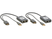 Eaton Tripp Lite Series 1-Port DisplayPort over Cat6 Extender Kit, Pigtail Transmitter/Receiver, 4K 60 Hz, HDR, 4:4:4, 230 ft. (70.1 m), TAA