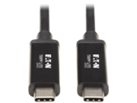 Tripp Lite Thunderbolt 3 Cable 20 Gbps Passive 5A 100W PD 4K USB C M/M 1.5M Black