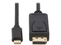 Eaton Tripp Lite Series USB-C to DisplayPort Bi-Directional Active Adapter Cable (M/M), 4K 60 Hz, HDR, Locking DP Connector, 3 ft. (0.9 m)