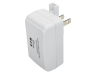 Tripp Lite Hospital-Grade USB Wall Charger, UL 60601-1 Certified for Patient-Care Areas, Locking Tab, 1 Port, 2.5A 13W 110/220V