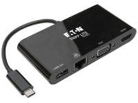 Eaton Tripp Lite Series USB 3.1 Gen 1 USB-C Adapter Converter Thunderbolt 3 Compatible 4K @ 30Hz