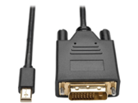 Tripp Lite 3ft Mini DisplayPort to DVI Adapter Active Converter mDP to DVI 1920 x 1080 DPort 1.2 M/M 3'