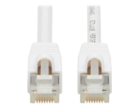 Eaton Tripp Lite Series Safe-IT Cat6a 10G Snagless Antibacterial S/FTP Ethernet Cable (RJ45 M/M), PoE, White, 5 ft. (1.52 m)