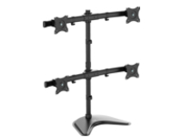 Tripp Lite TV Desk Mount Monitor Stand Quad-Display Swivel Tilt for 13" to 27" Displays
