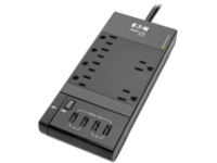 Eaton Tripp Lite Series Safe-IT 6-Outlet Surge Protector with Retractable USB Charger