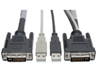 Tripp Lite DVI to USB-A Dual KVM Cable Kit