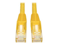 Tripp Lite Premium Cat6 Gigabit Snagless Molded UTP Patch Cable, 24 AWG, 550 MHz/1 Gbps (RJ45 M/M), Yellow, 35 ft.