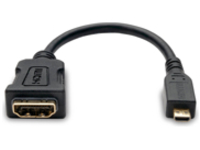 Tripp Lite 6in Micro HDMI to HDMI Adapter Converter HDMI Male Type D to HDMI Female M/F 6"
