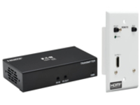 Eaton Tripp Lite Series HDMI over Cat6 Extender Kit, Box Transmitter/Wall Plate Receiver, 4K 60 Hz, 4:4:4, IR, PoC, HDR, HDCP 2.2, 230 ft., TAA
