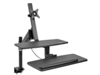 Tripp Lite Sit Stand Desktop Workstation Adjustable Standing Desk w/ Clamp
