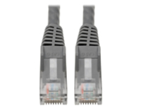 Eaton Tripp Lite Series Cat6 Gigabit Snagless Molded (UTP) Ethernet Cable (RJ45 M/M), PoE, Gray, 6-in. (15.24 cm)