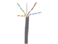 Tripp Lite Cat6 Ethernet Cable, CMP-LP 0.5A Plenum, 100W High-Power PoE & PoE++, Solid 23 AWG, Gray, 305 m