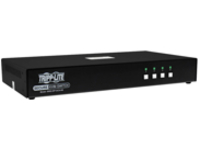 Tripp Lite Secure KVM Switch, 4-Port, Single Head, DisplayPort to DisplayPort, 4K, NIAP PP4.0, Audio, CAC, TAA