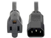 Eaton Tripp Lite Series NEMA 5-15R to C14 Computer AC Power Cable