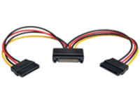 Tripp Lite 6in Serial ATA SATA Power Y Splitter Cable Adapter 15Pin M/F 6"