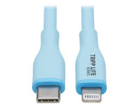 Eaton Tripp Lite Series Safe-IT USB-C to Lightning Sync/Charge Antibacterial Cable, Ultra Flexible, MFi Certified