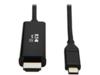 Tripp Lite USB C to HDMI Adapter Cable USB 3.1 Gen 1 4K M/M USB-C Black 6ft