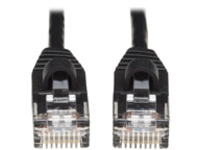 Eaton Tripp Lite Series Cat6a 10G Snagless Molded Slim UTP Ethernet Cable (RJ45 M/M), Black, 20 ft. (6.09 m)