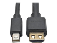 Tripp Lite Mini DisplayPort 1.2a to HDMI Active Adapter Cable with Gripping HDMI Plug, HDMI 2.0, HDCP 2.2, 4K x 2K @ 60 Hz (M/M), 20 ft