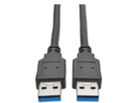 Tripp Lite 6ft USB 3.0 SuperSpeed A/A Cable M/M 28/24 AWG 5 Gbps Black 6&#x27;