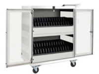 Tripp Lite 32-Port AC Charging Cart Storage Station Chromebook Laptop White