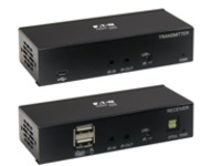 Eaton Tripp Lite Series DisplayPort over Cat6 KVM Extender Kit, Transmitter and Receiver, USB, 4K 30Hz, DP1.2a, PoC, HDCP 2.2, 230 ft., TAA