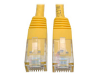 Tripp Lite Premium Cat5/Cat5e/Cat6 Gigabit Molded Patch Cable, 24 AWG, 550 MHz/1 Gbps (RJ45 M/M), Yellow, 20 ft.